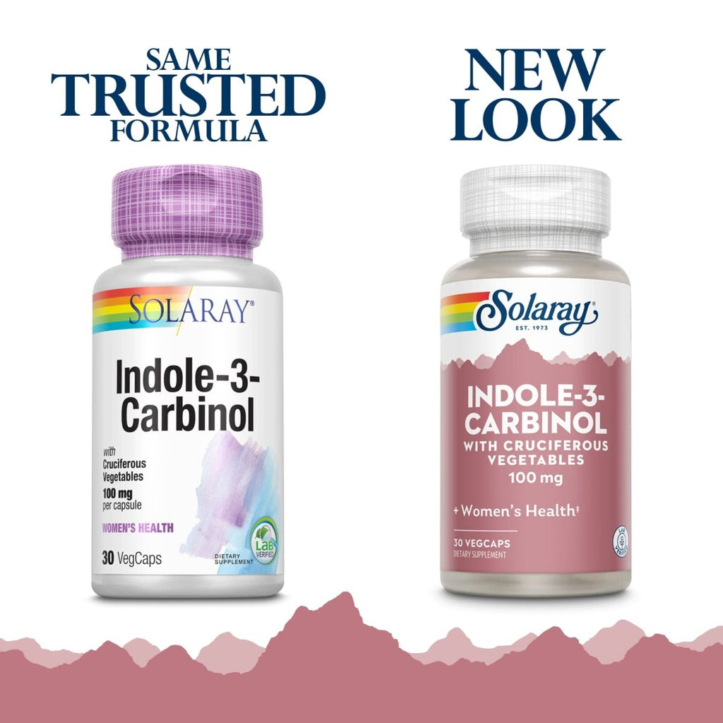 Solaray Indole-3-Carbinol 100mg - 30 Capsules