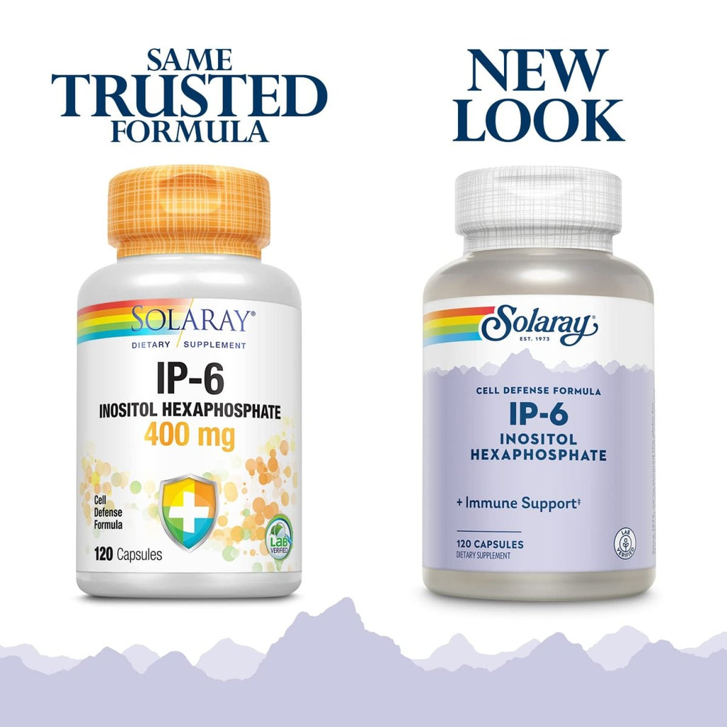 SOLARAY IP-6 w/Inositol, Capsule (Btl-Plastic) 400mg | 120ct