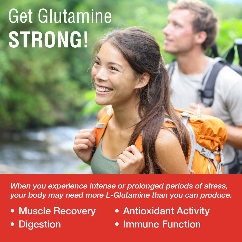 SOLARAY L-Glutamine 500mg - 100 VegCaps