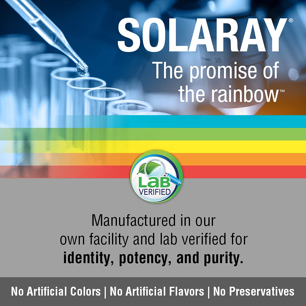 SOLARAY L-Lysine 500mg | Amino Acid | Healthy Cognitive, Immune System & GI Function, Bones, Joints & Skin Support | 60 VegCaps