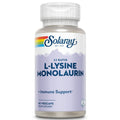 Solaray L-Lysine Monolaurin Immune Support - Powerful Formula for Optimal Immune System Function - 60 VegCaps