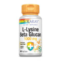 SOLARAY L-Lysine w/Beta Glucan, Veg Cap (Btl-Plastic) 1000mg | 60ct