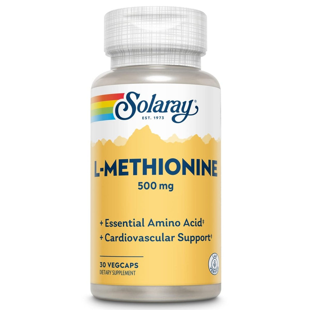Solaray L-Methionine Supplement - 500 mg, 30 Count