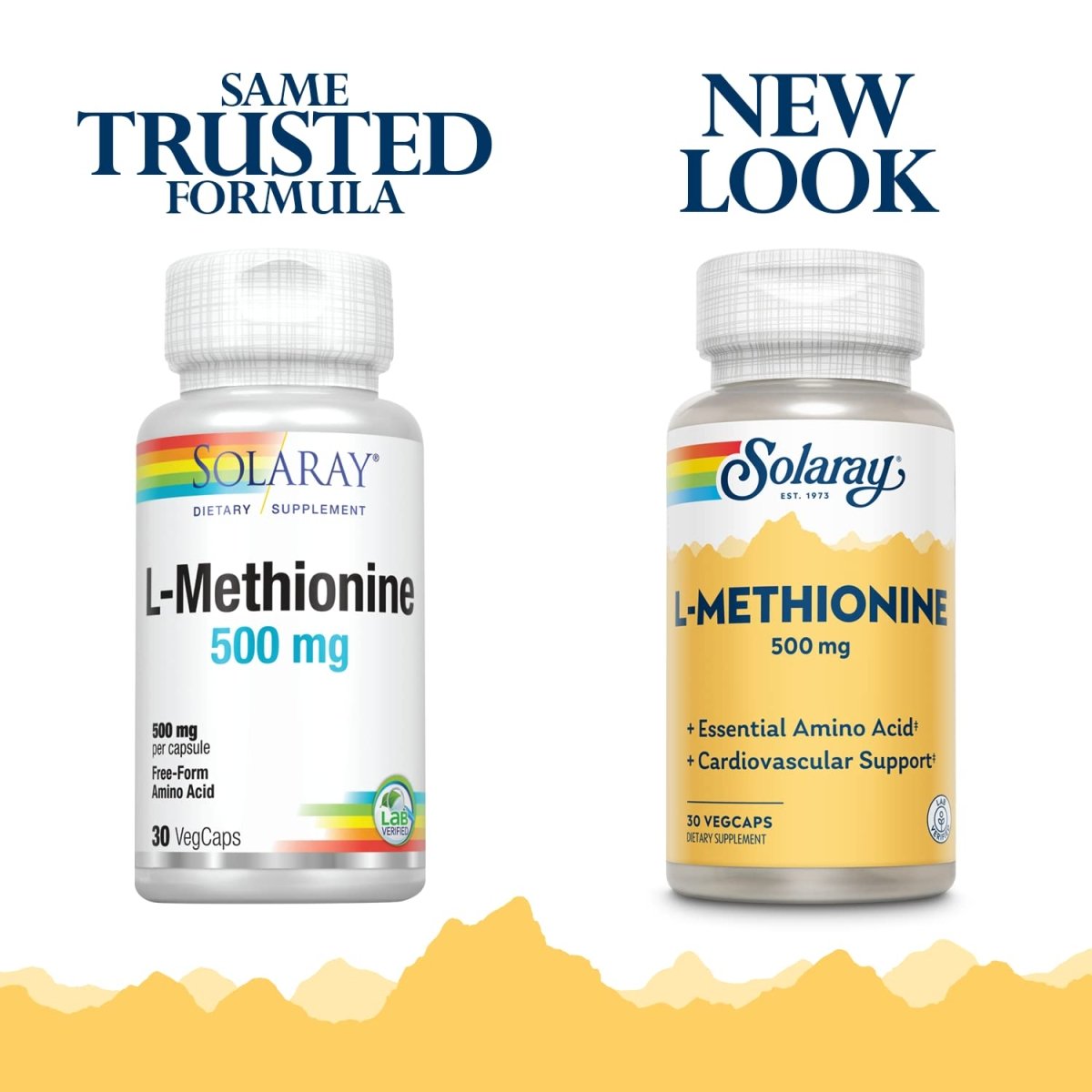 Solaray L-Methionine Supplement - 500 mg, 30 Count