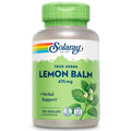 SOLARAY Lemon Balm Aerial 475mg | Healthy Mental Calm & Relaxation and Rest Support | Whole Aerial for Full Nutrient Profile | Non-GMO, Vegan | 100 CT