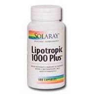 Solaray Lipotropic 1000 Plus -- 100 Capsules
