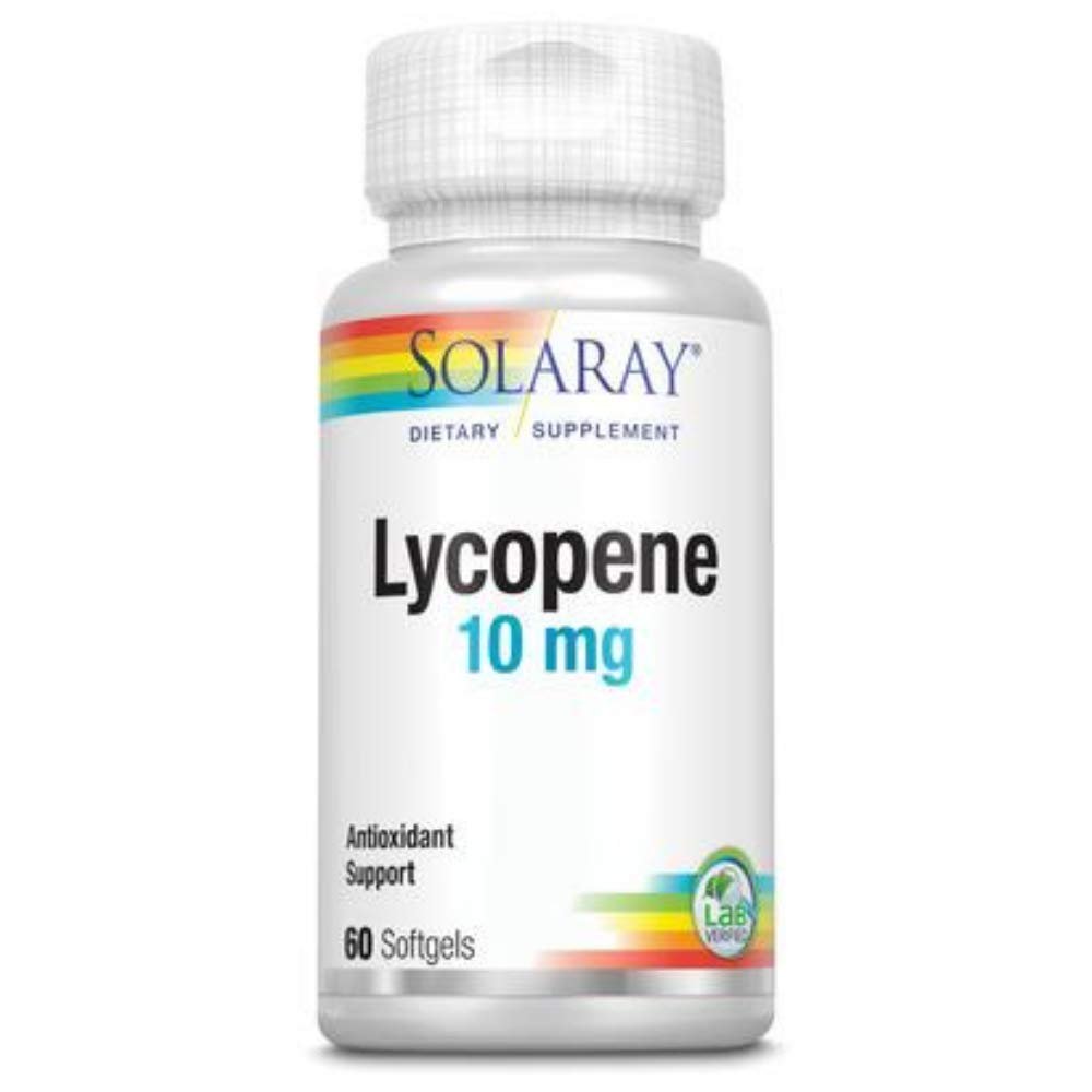SOLARAY Lycopene - 10mg Softgels, 60 Count
