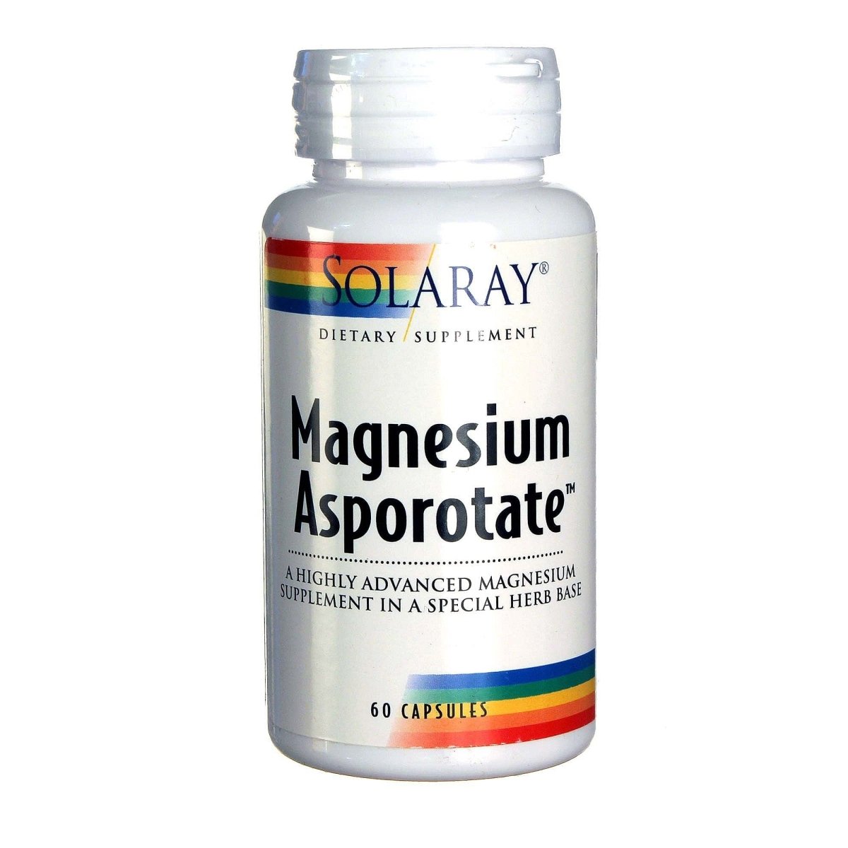 Solaray Magnesium Asporotate Supplement - Optimal Absorption for Nervous System Support - 60 Count