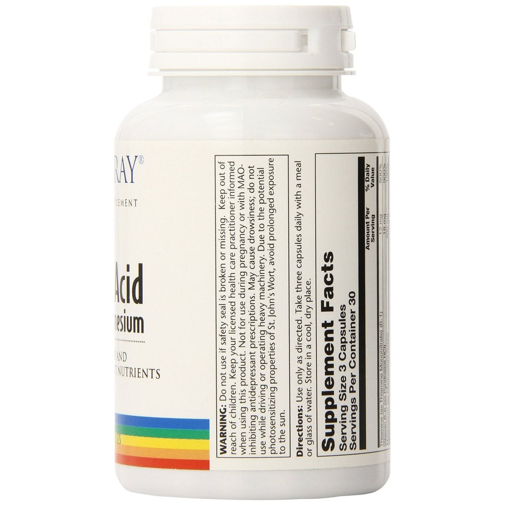 Solaray Malic Acid with Magnesium Supplement, 90 Count