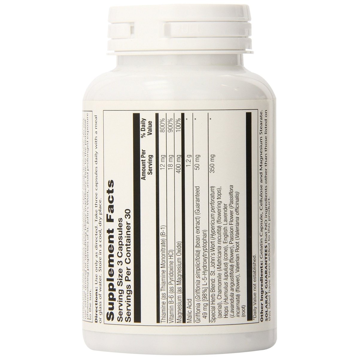 Solaray Malic Acid with Magnesium Supplement, 90 Count