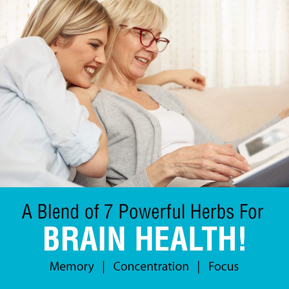 Solaray Memory Blend SP-30 | Herbal Blend w/Cell Salt Nutrients to Help Support Memory, Concentrate & Focus | Non-GMO, Vegan | 50 Servings | 100 VegCaps