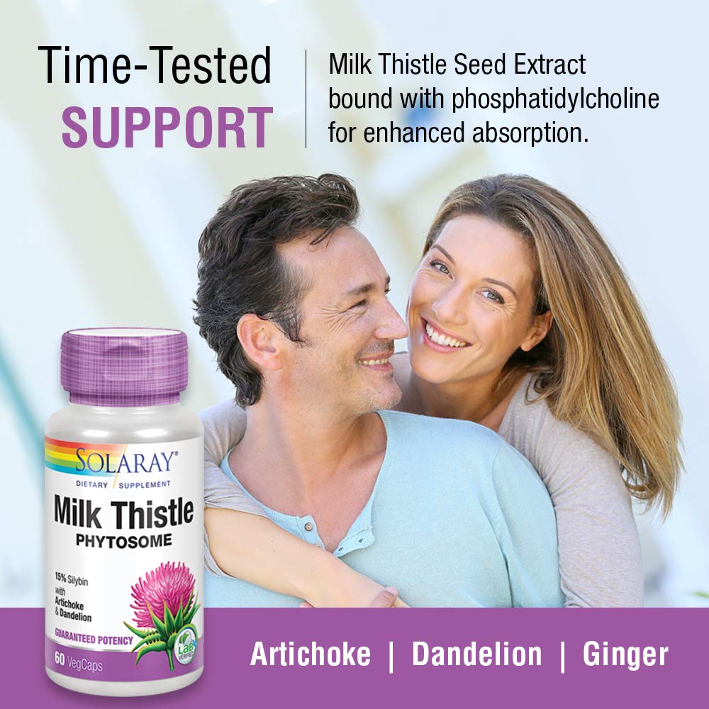 SOLARAY - Milk Thistle Phytosome, 60 Capsules