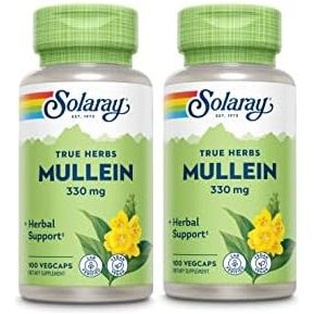 Solaray Mullein 330 mg 100 Vcaps - 2 Pack