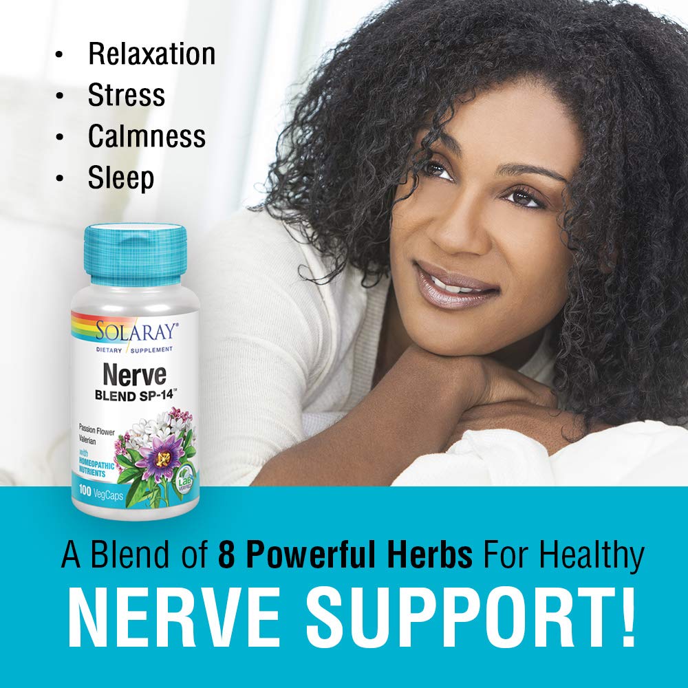 SOLARAY Nerve Blend SP-14 | | 50 Serv | 100 VegCaps  02140