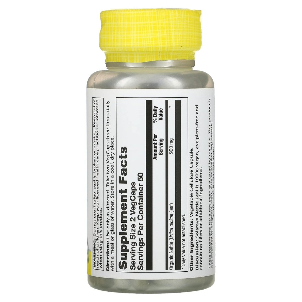 SOLARAY Nettle, 450 mg, 100 VegCaps