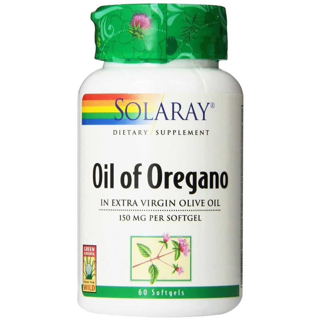 SOLARAY Oil of Oregano 150 mg - 60 Softgels