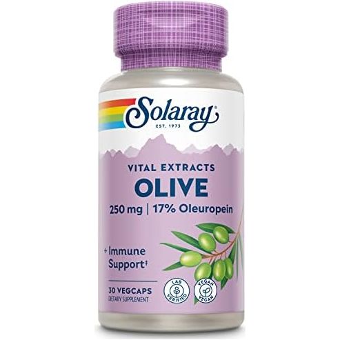 Solaray Olive 250 mg 30 Veg Caps - B00020HZF6
