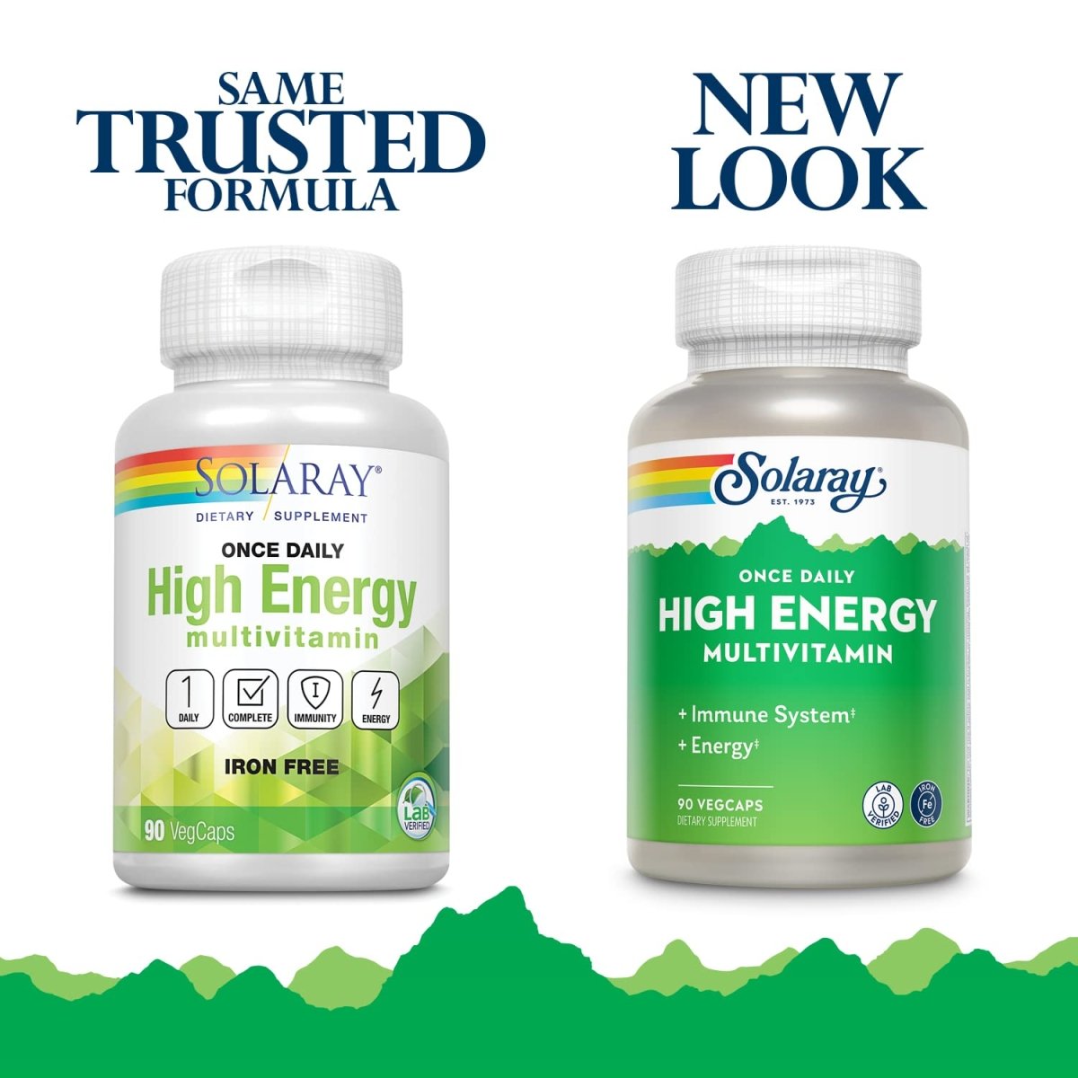 SOLARAY Once Daily High Energy Multivitamin 90 VegCaps  47306