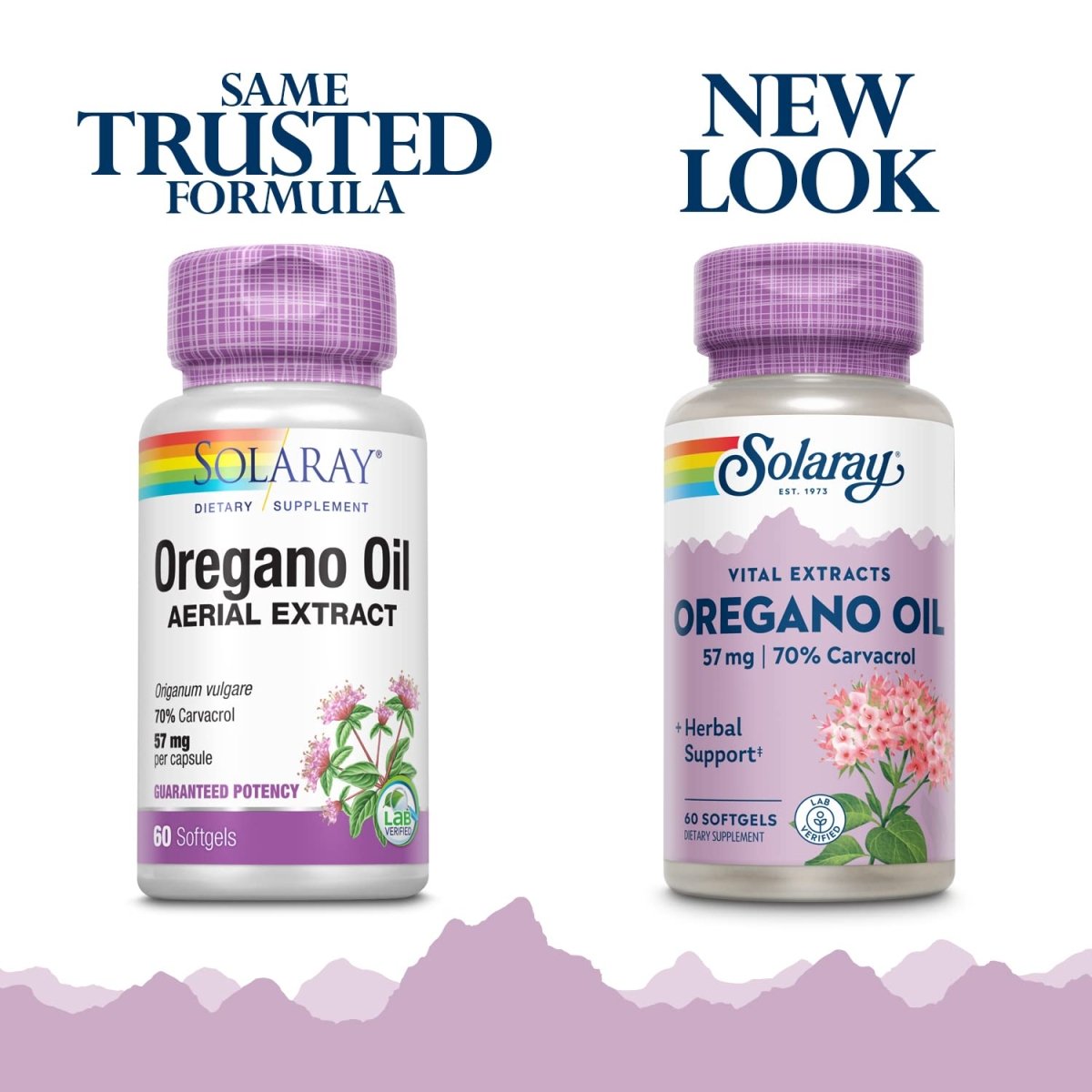 SOLARAY Oregano Oil 70% Carvacrol - 60 Capsules