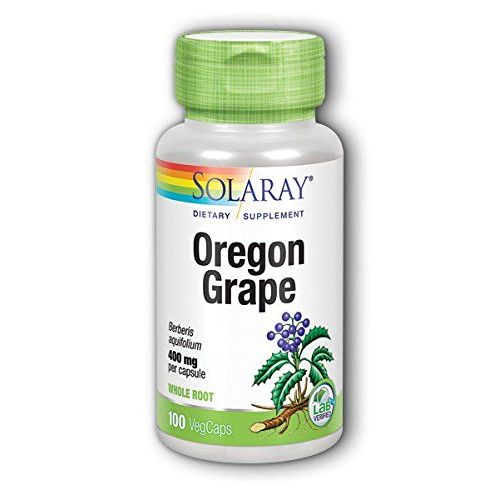Solaray Oregon Grape Root - 400 mg - 100 Capsules