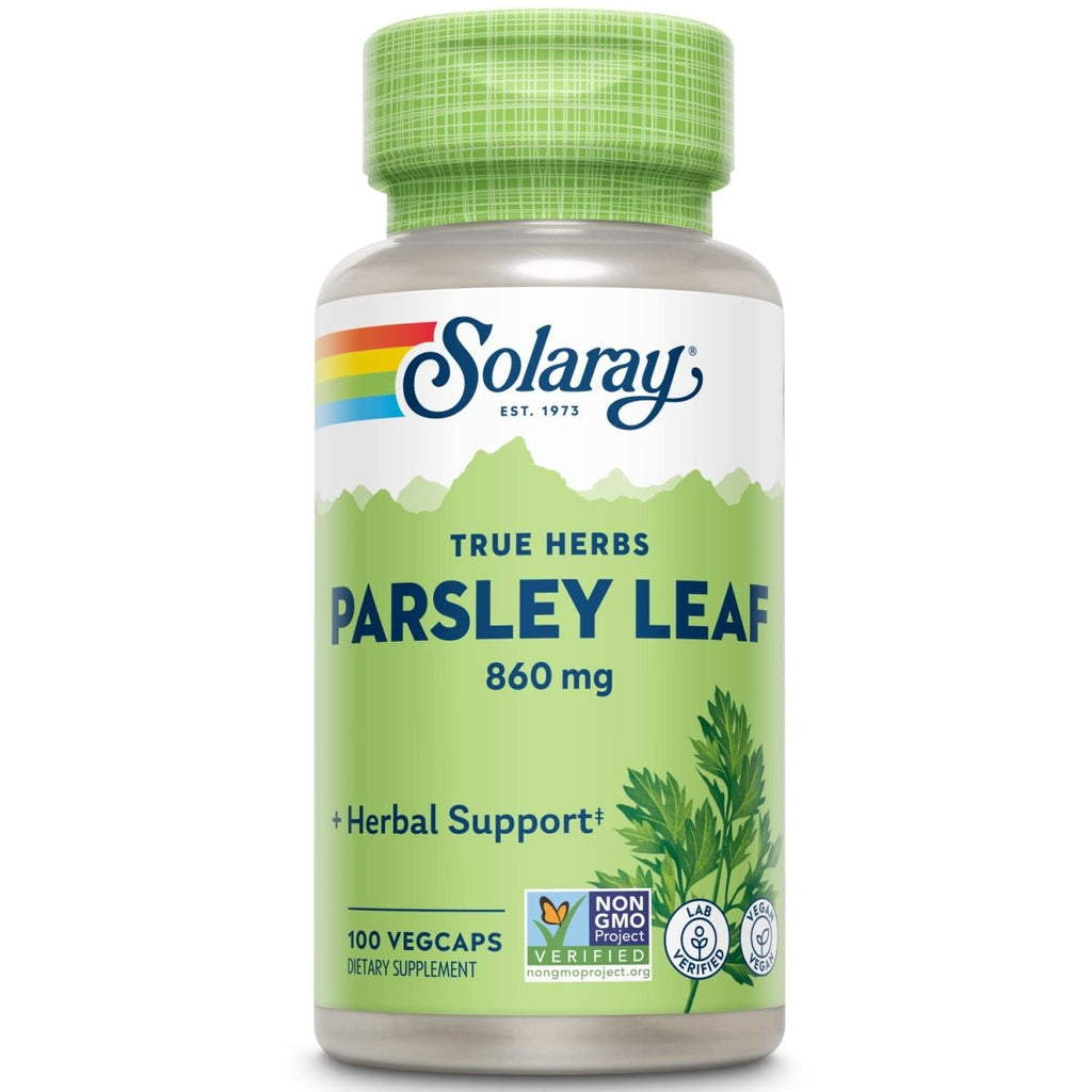 Solaray Parsley Capsules, 860 mg | 100 Count  01420