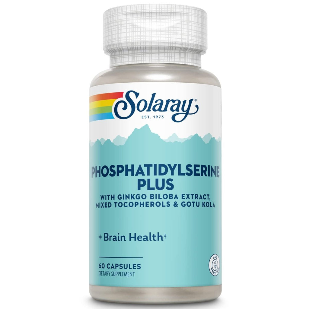 SOLARAY Phosphatidylserine Plus Supplement, 100 mg | 60 Count