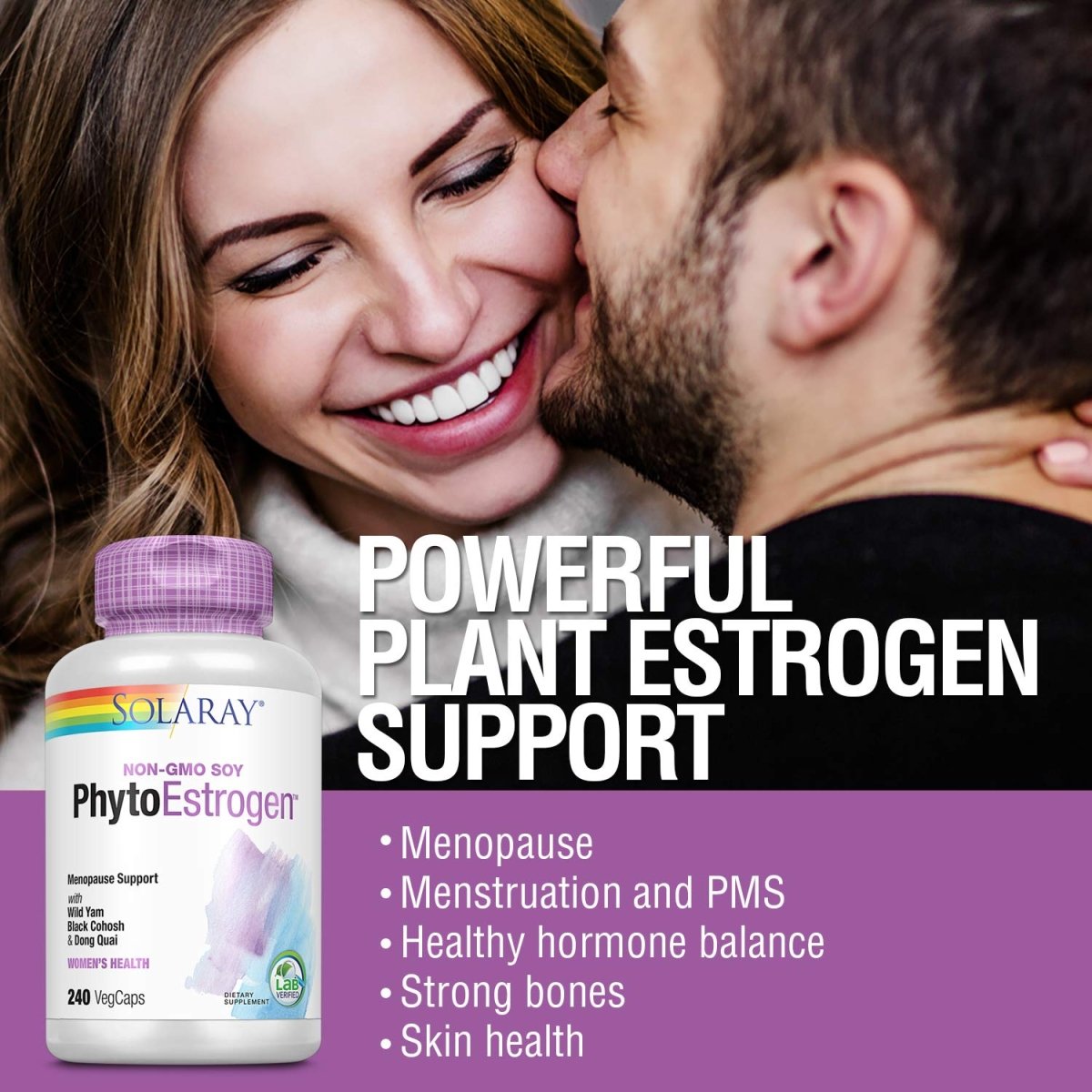 Solaray Phytoestrogen Supplement, 240 Count   37583