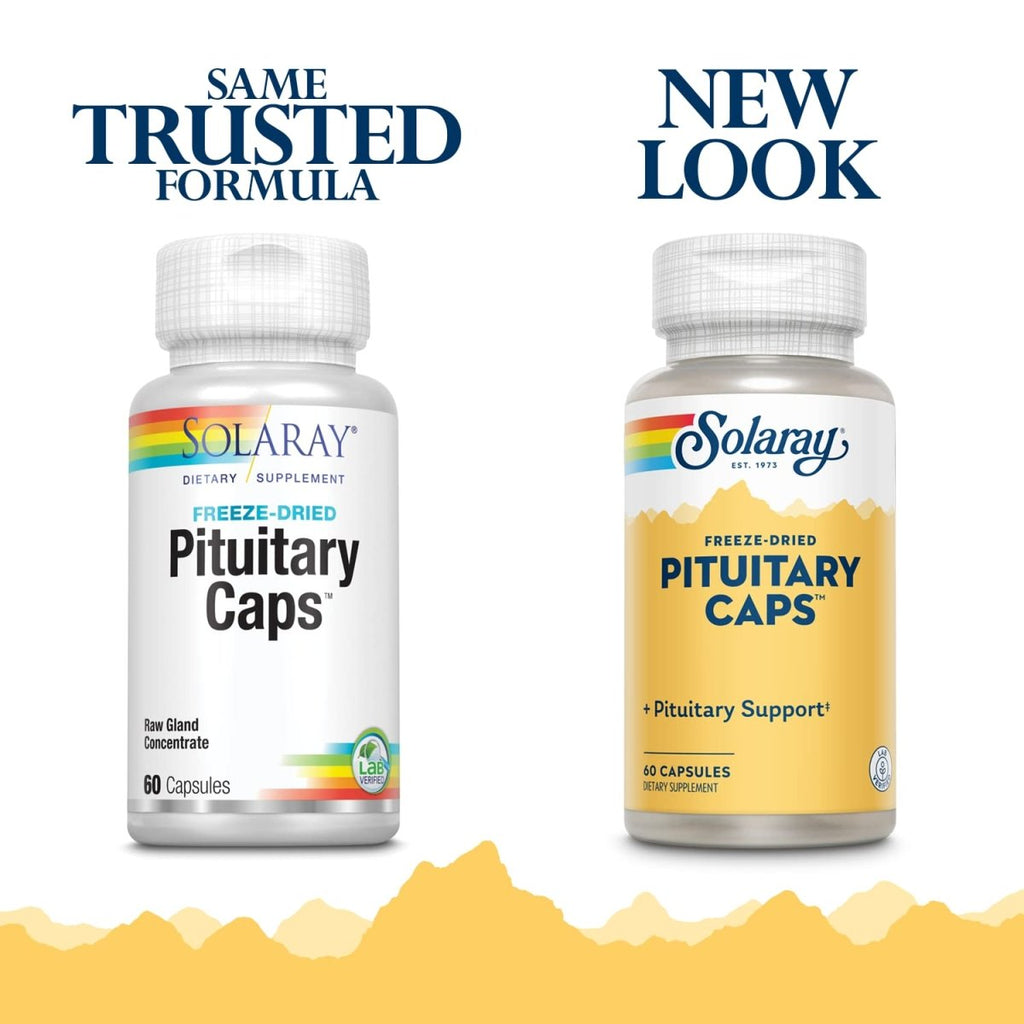 SOLARAY Pituitary Caps Freeze Dried 196mg - 60 Count
