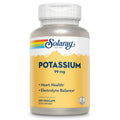 Solaray Potassium 99mg - Essential Mineral for Fluid & Electrolyte Balance - Heart, Nerve & Muscle Support - 200 Capsules