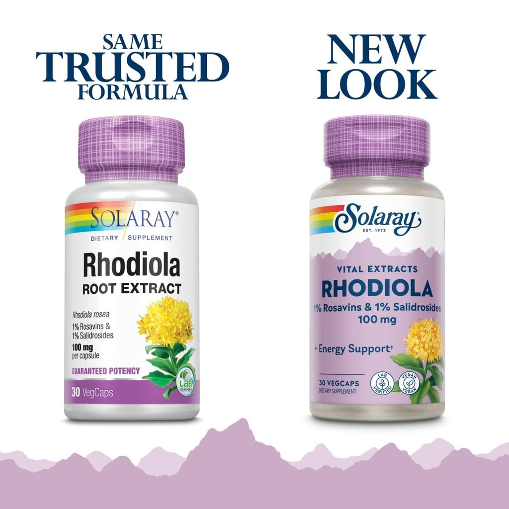 Solaray Rhodiola Root Extract 100 mg - 30 Count