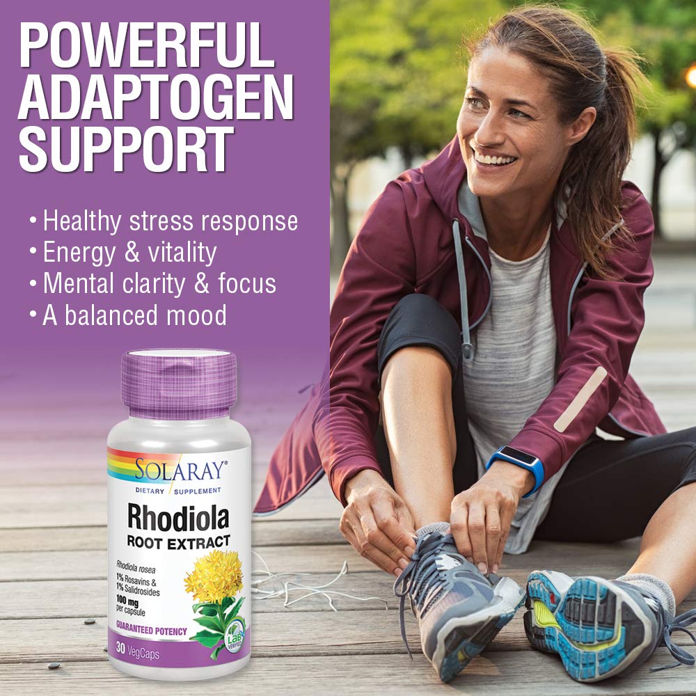 Solaray Rhodiola Root Extract 100 mg - 30 Count