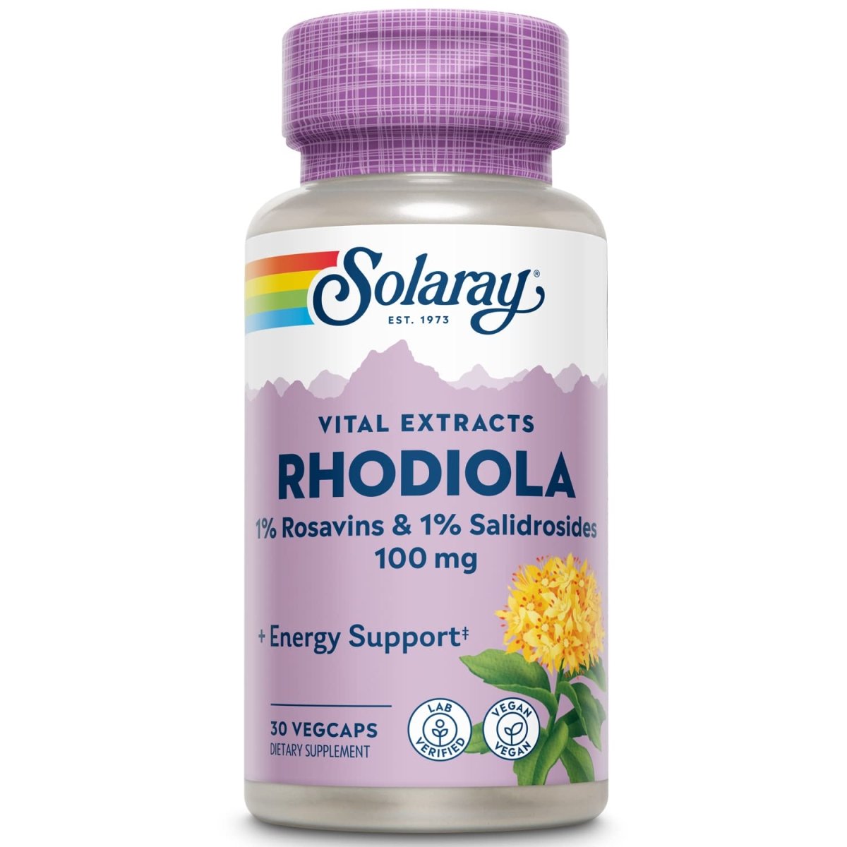Solaray Rhodiola Root Extract 100 mg - 30 Count