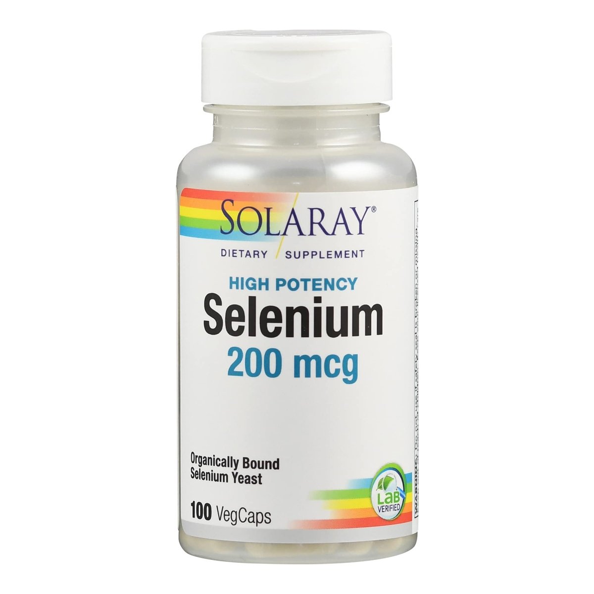 SOLARAY Selenium 200 MCG High Potency, 100 CT