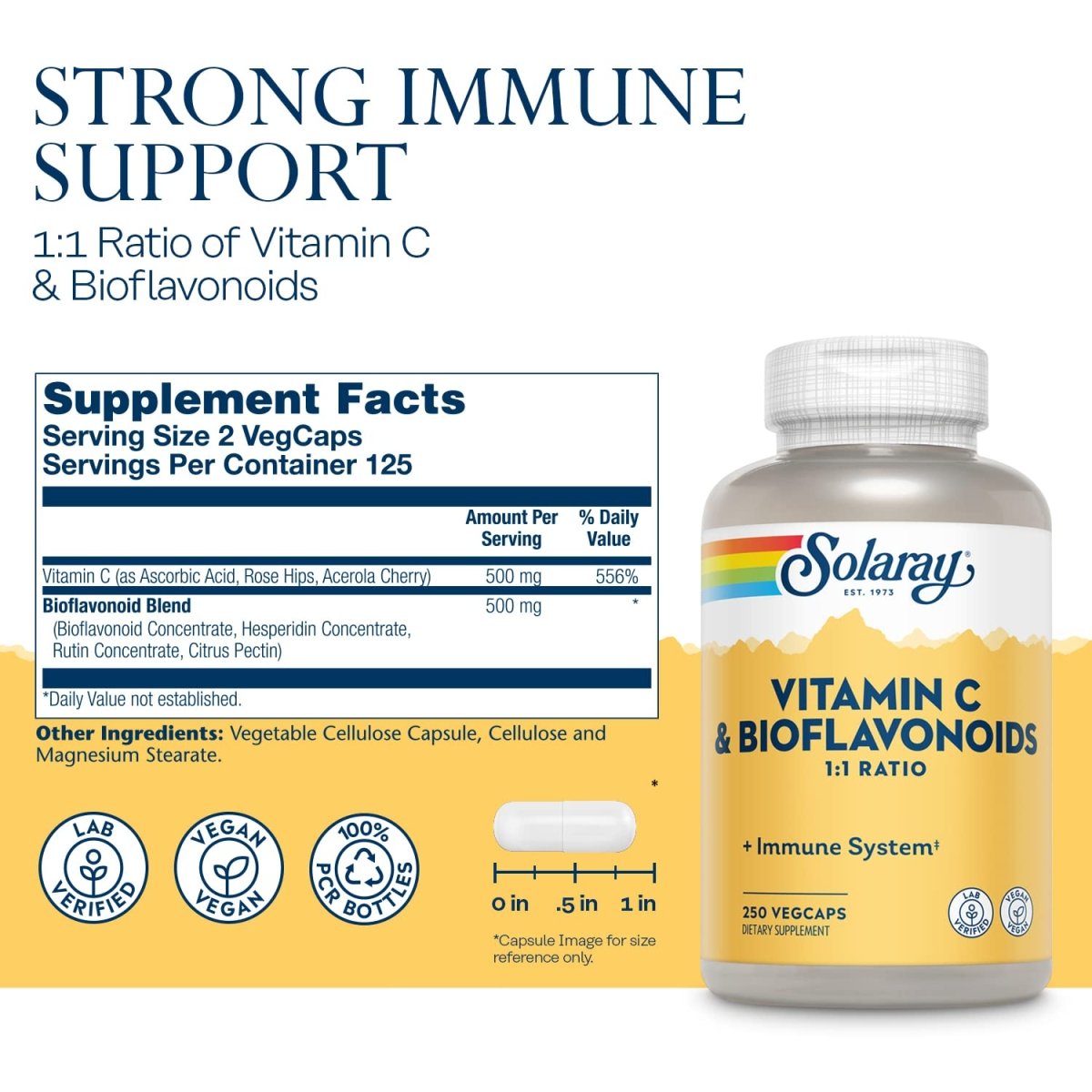 Solaray - Super Bio-Plex Vit C & Bioflavonoids 250 count