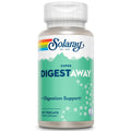 SOLARAY Super Digestaway Digestive Enzymes - Pancreatin, Papain, Ginger, Pepsin, Betaine HCl, Aloe Vera, and More - Digestion & Nutrient Absorption Support - Lab Verified - 60 VegCaps