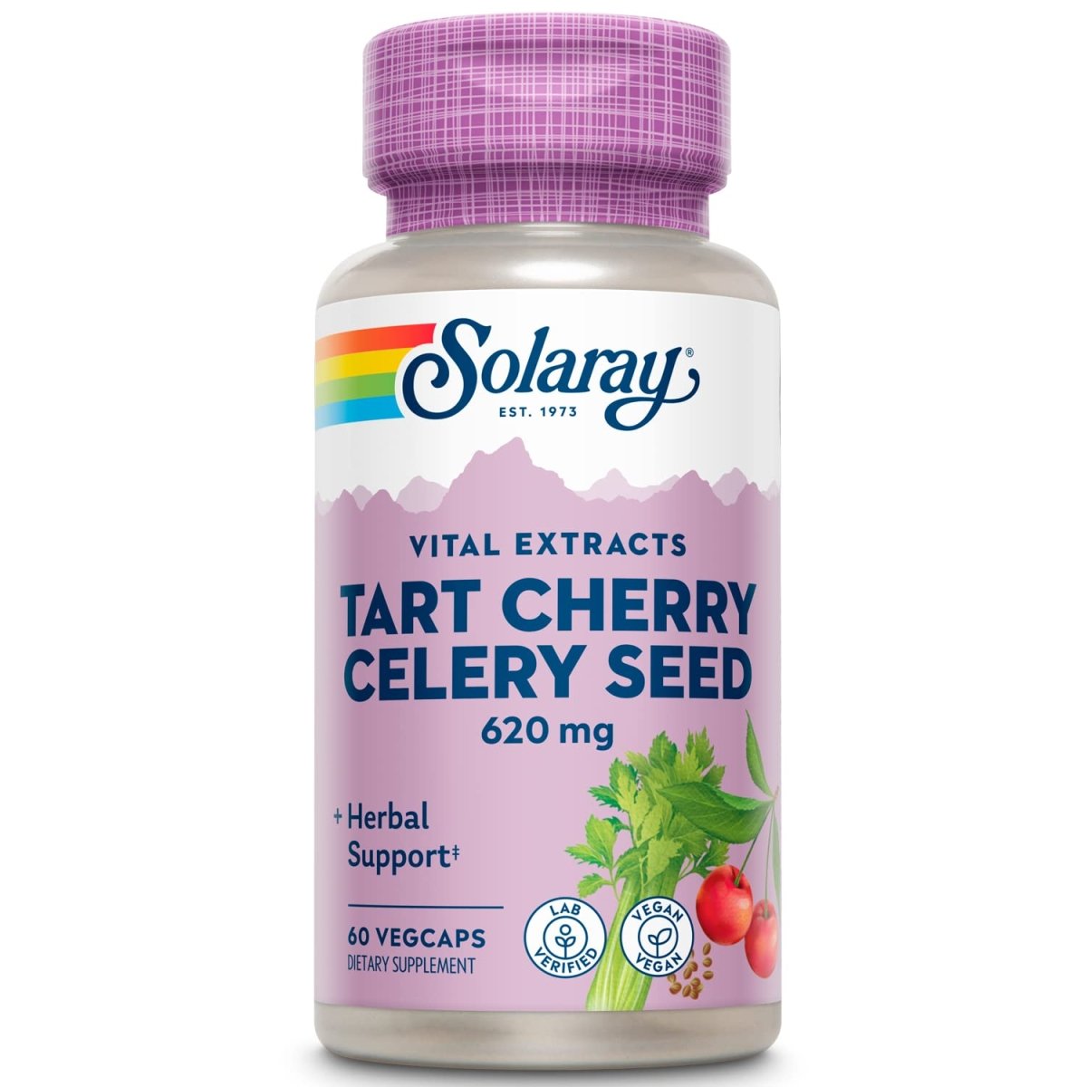Solaray Tart Cherry & Celery Seed - 60 VegCaps