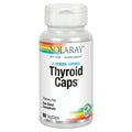 Solaray Thyroid Caps Raw Gland Concentrate, Freeze Dried  Healthy Thyroid Support  Thyroxin Free  60ct