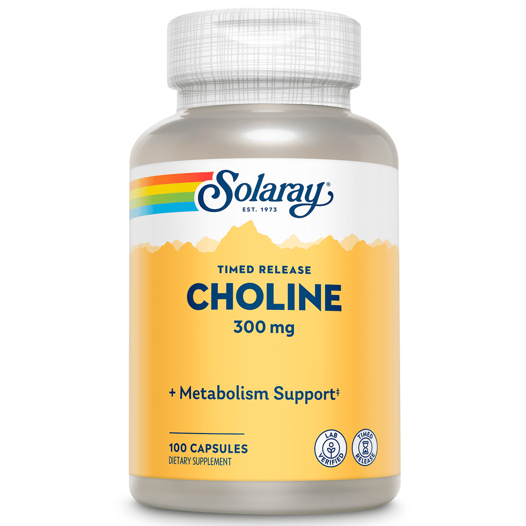 Solaray - Timed-Release Choline 300 mg. - 100 Capsules -04357