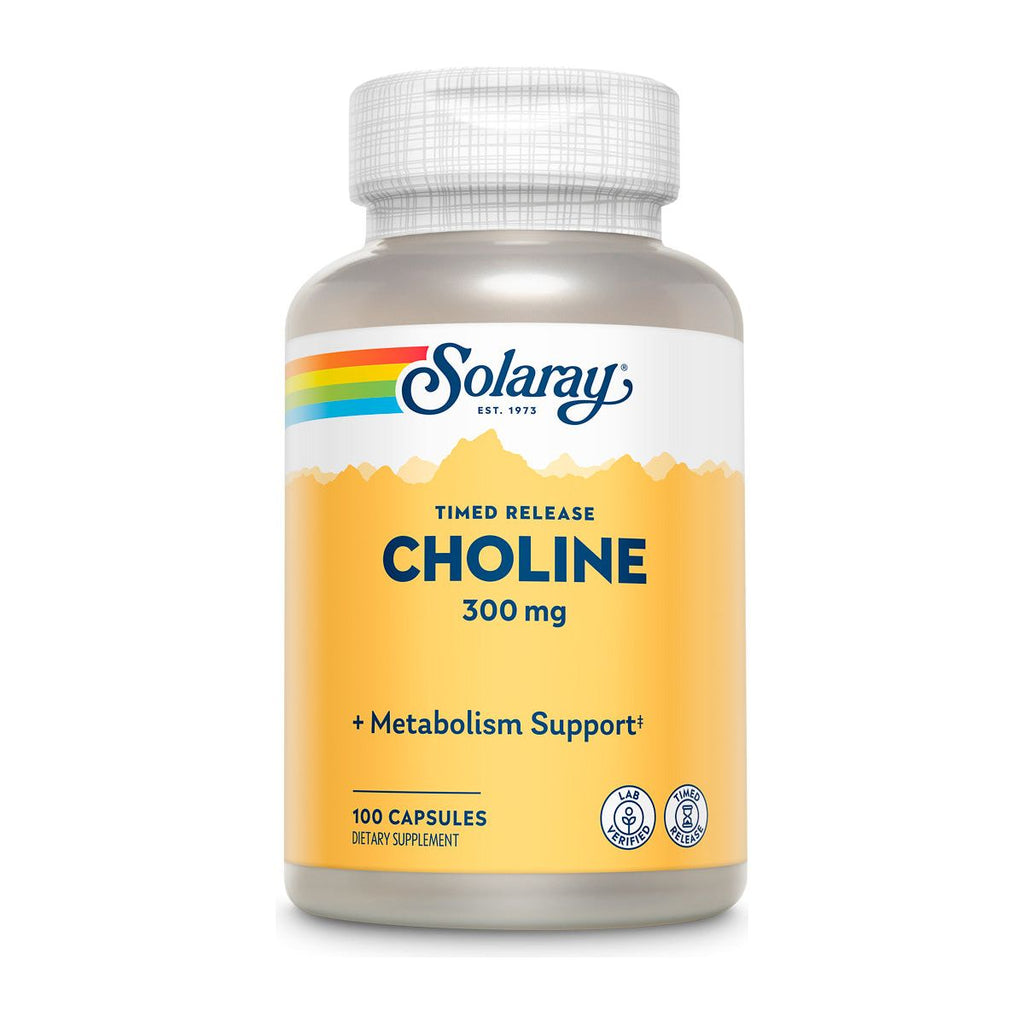 Solaray - Timed-Release Choline 300 mg. - 100 Capsules -04357