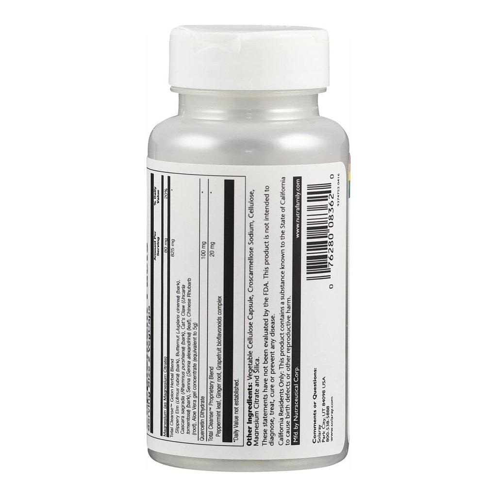 SOLARAY Total Cleanse Colon, Veg Cap (Btl-Plastic) | 60 Count