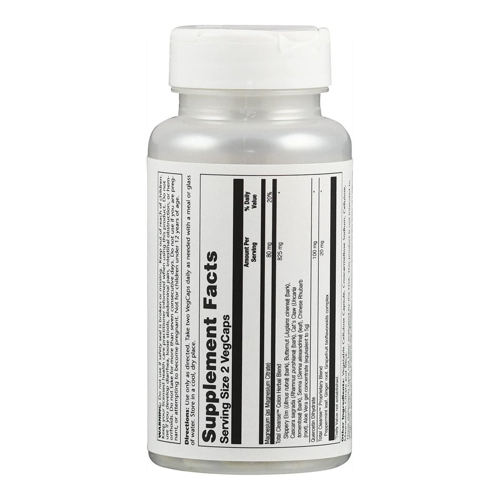 SOLARAY Total Cleanse Colon, Veg Cap (Btl-Plastic) | 60 Count
