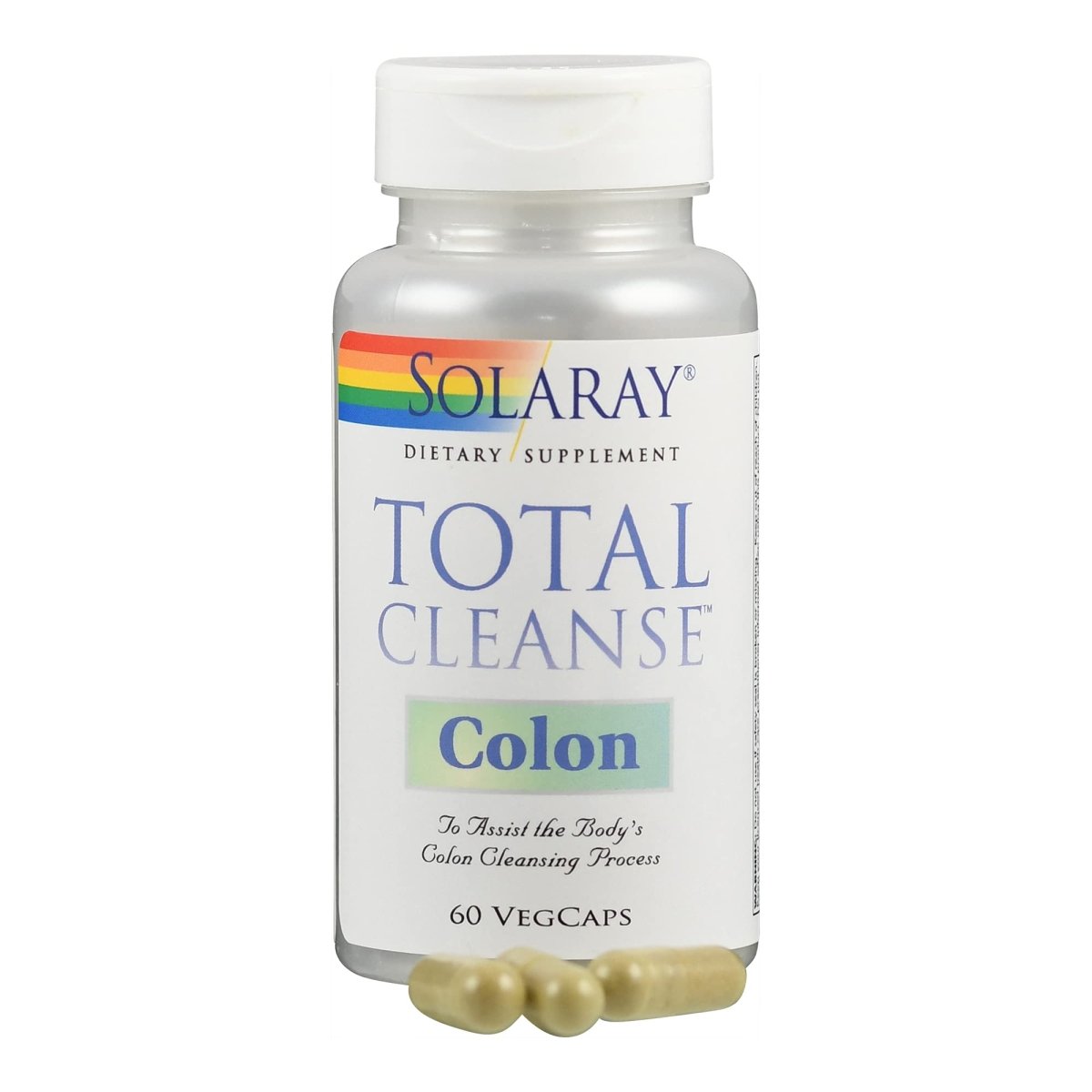 SOLARAY Total Cleanse Colon, Veg Cap (Btl-Plastic) | 60 Count