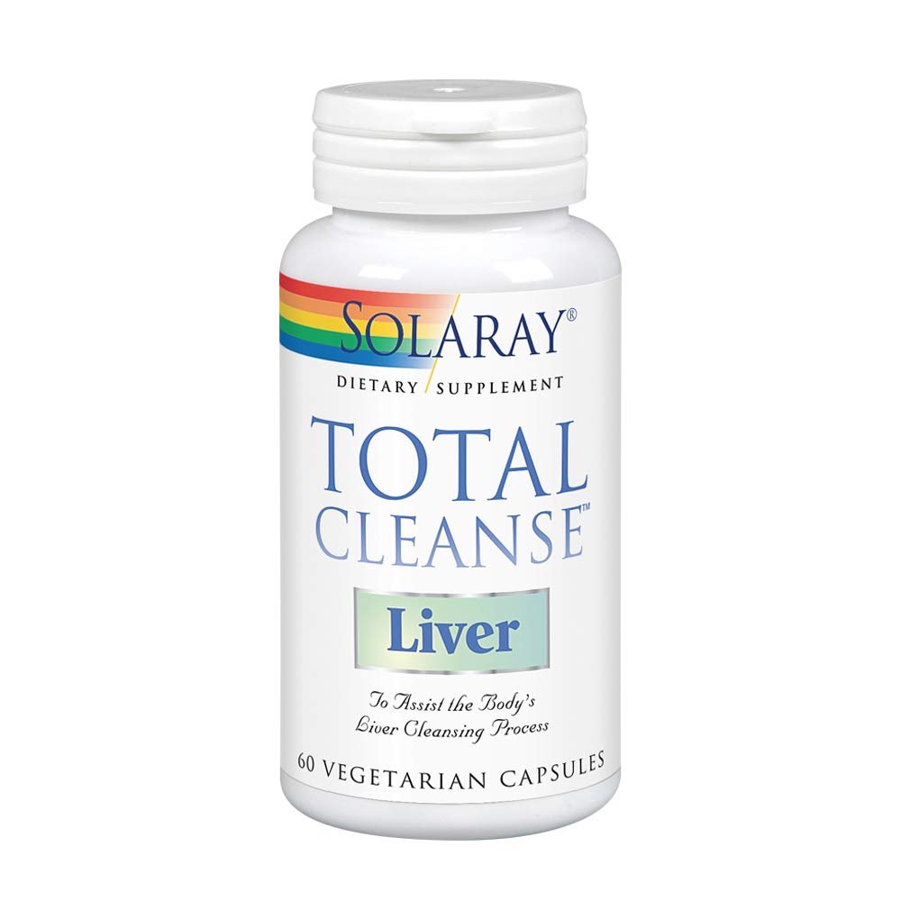 SOLARAY Total Cleanse Liver - Milk Thistle, Dandelion & More for Healthy Cleansing Support - 60 Count (Pack of 1)