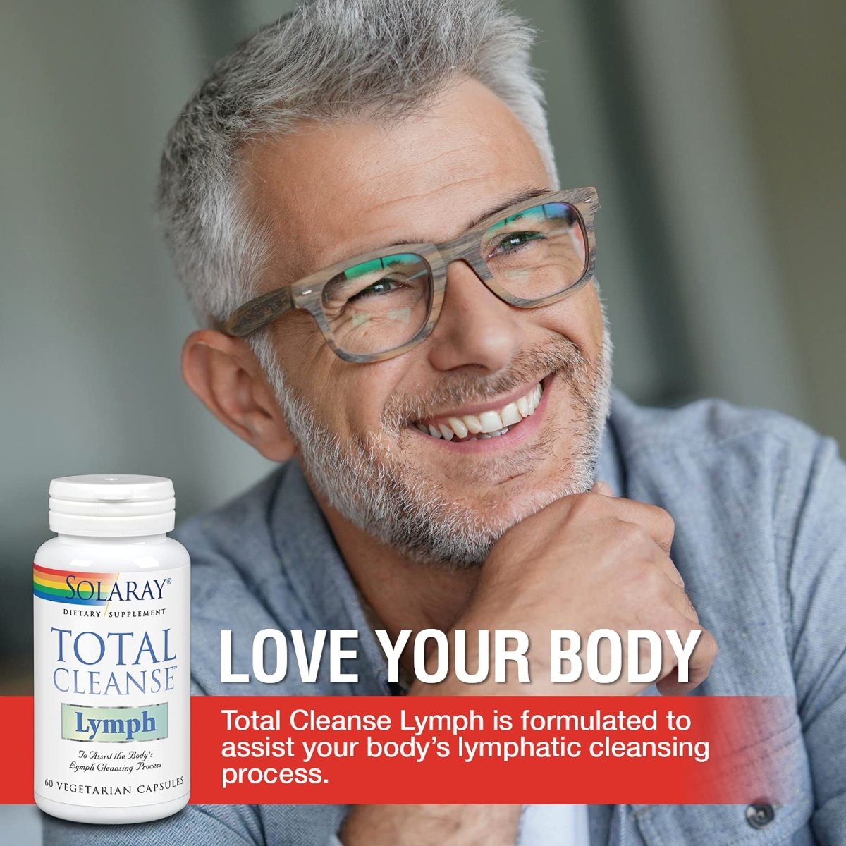 SOLARAY Total Cleanse Lymph VCapsules 60 Count