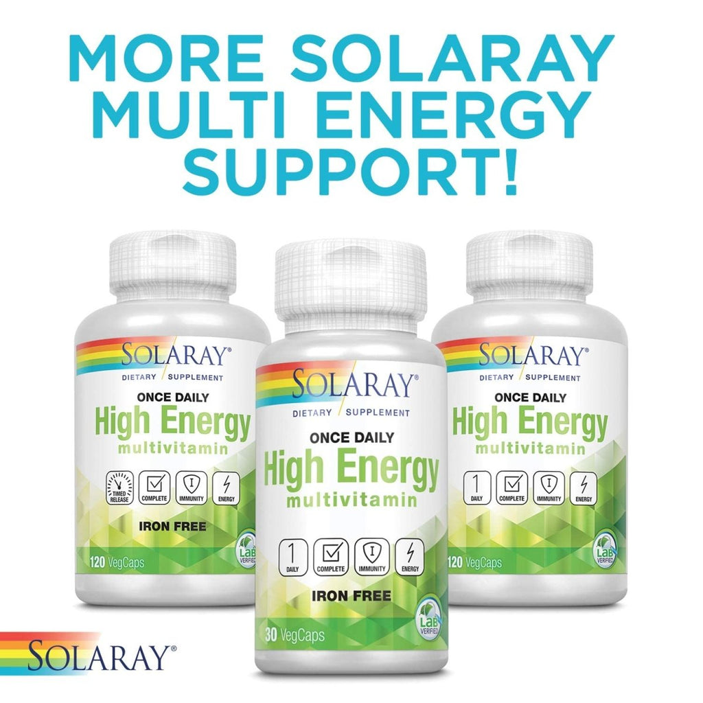 Solaray - Twice Daily (Iron Free), 120 Capsules 04745