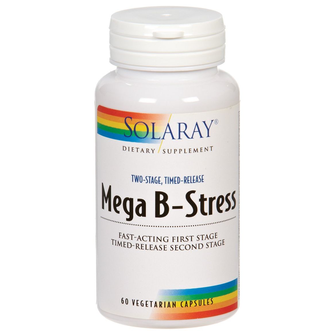 Solaray - Two-Stage Mega B-Stress, 60 capsules