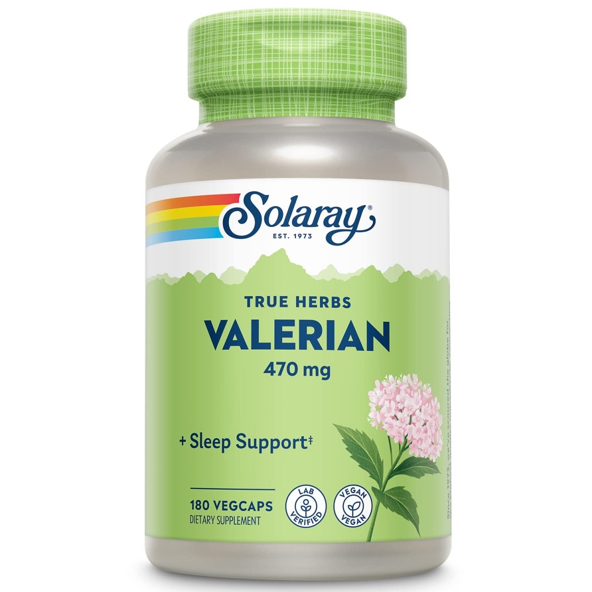 SOLARAY Valerian 470mg | Relaxation Support (180 CT)