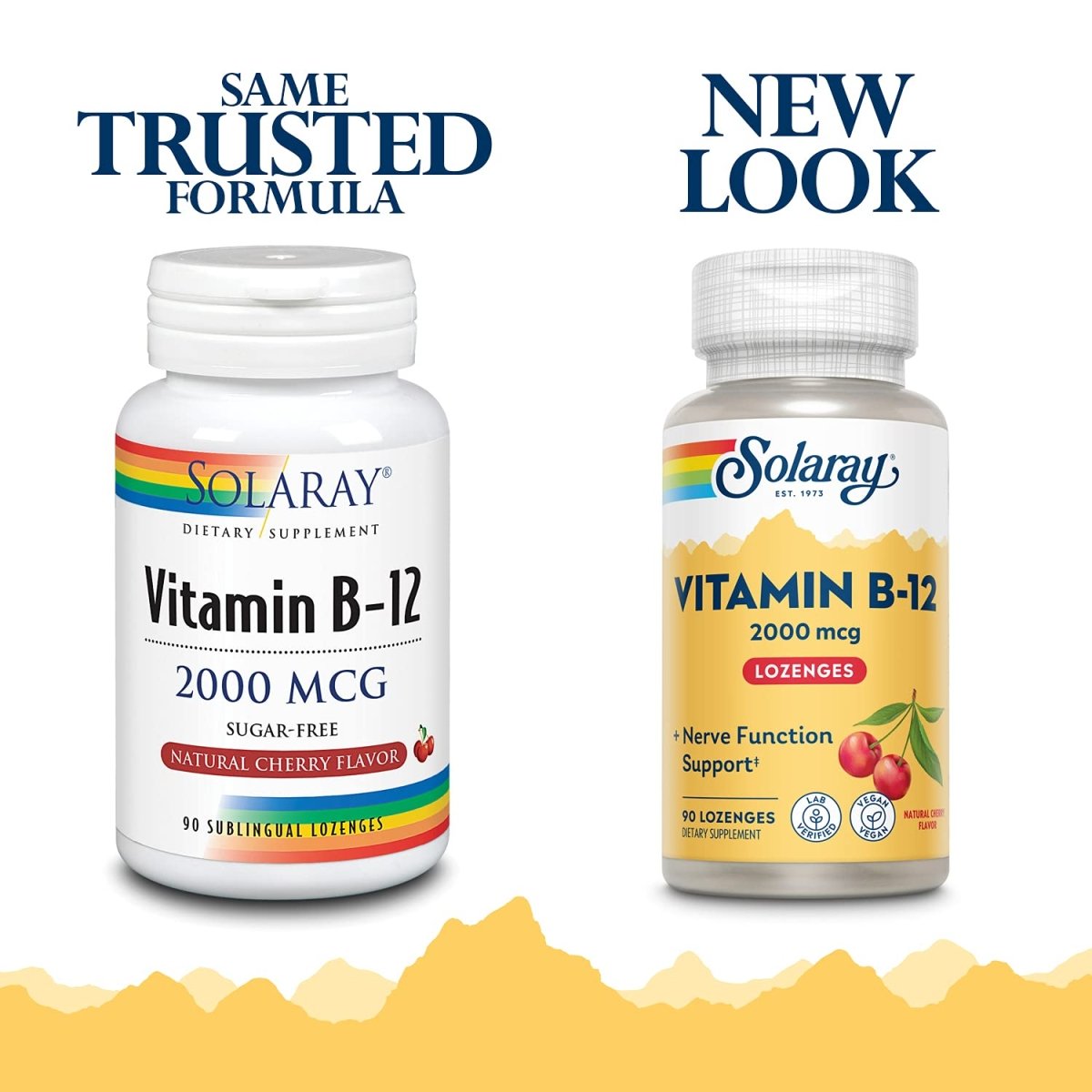 Solaray Vitamin B 12 2000mcg, 90 Lozenges