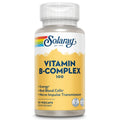 Solaray Vitamin B-Complex 100 mg - Healthy Energy, Blood Cell Formation & Nerve Impulse Transmission Support - 100 VegCaps (50 Count)