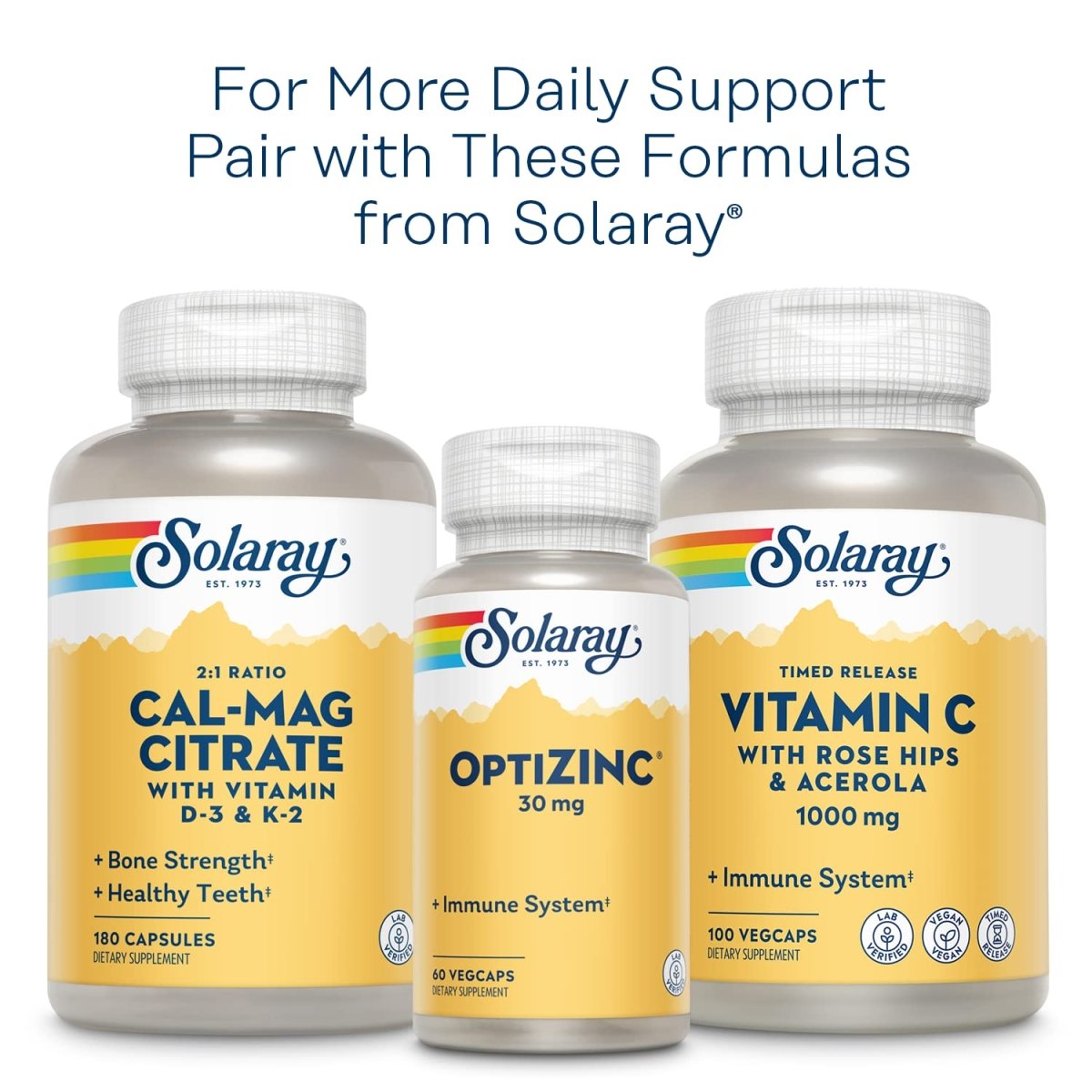 Solaray Vitamin B-Complex 100 mg - Healthy Energy, Blood Cell Formation & Nerve Impulse Transmission Support - 100 VegCaps (50 Count)